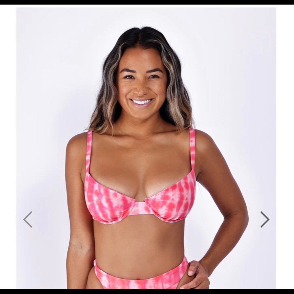 SKATIE swim XL Lola Top & M Parker Bottom. HTF SOLD OUT NWT lollapalooza print
